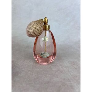 Vintage Pink Perfume Bottle Art Deco